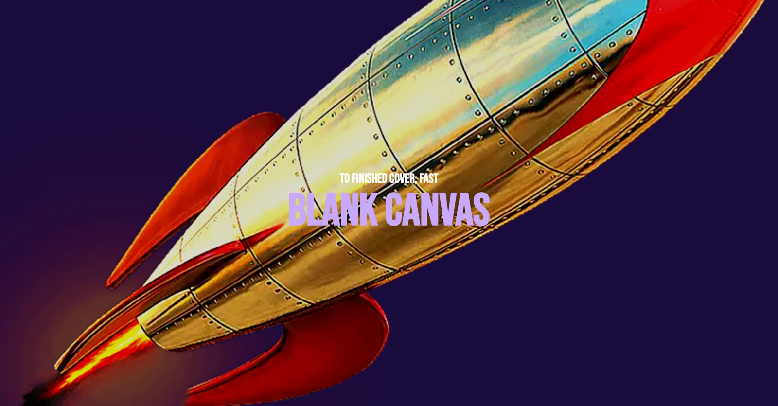 A cover made in the Bolicover editor, titled Blank Canvas
