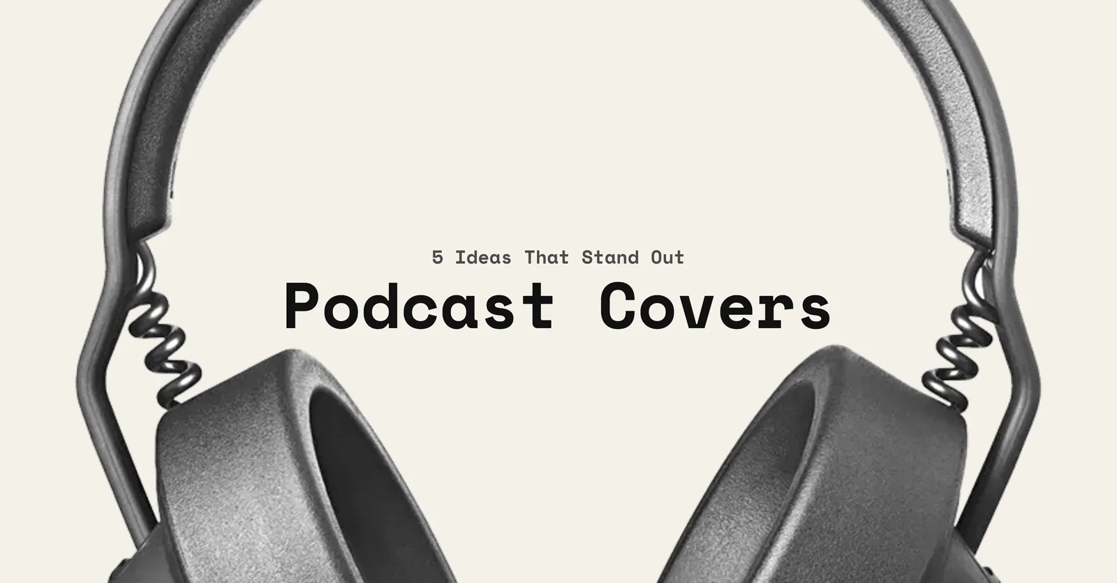 A cover made in the Bolicover editor, titled Podcast Covers